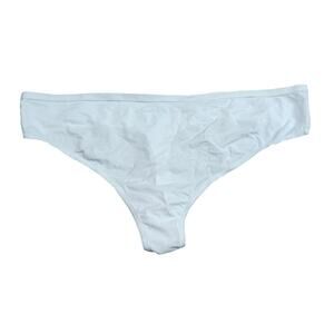 Lane Bryant Cacique Cotton Thong Panty Pure White Womens 26/28